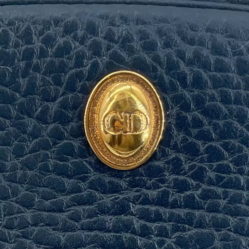 re163-christian-dior-vintage-navy-caviar-leather-glasses-case-pouch