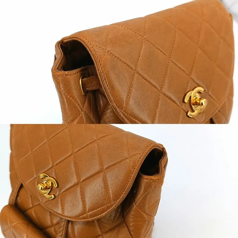 c339-chanel-vintage-brown-lambskin-duma-backpack