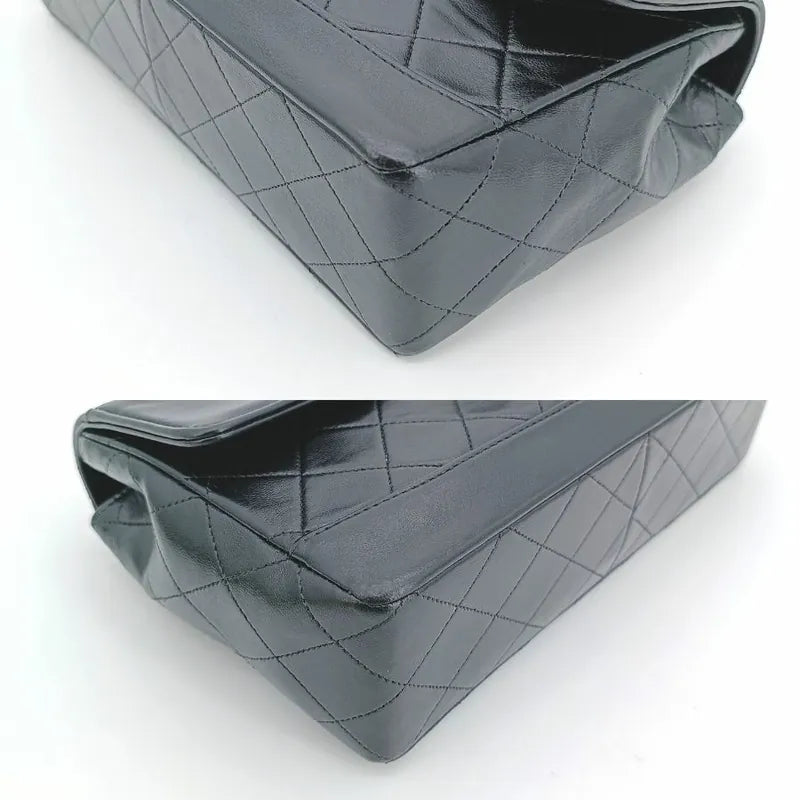 jr345-chanel-vintage-black-lambskin-quilted-flap-bag