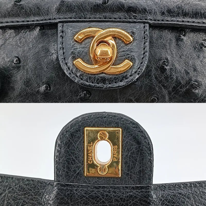 sh019-chanel-vintage-black-ostrichskin-17cm-mini-square-flap-bag