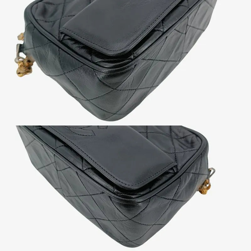 jah158-chanel-vintage-black-lambskin-tassels-gold-chain-camera-bag