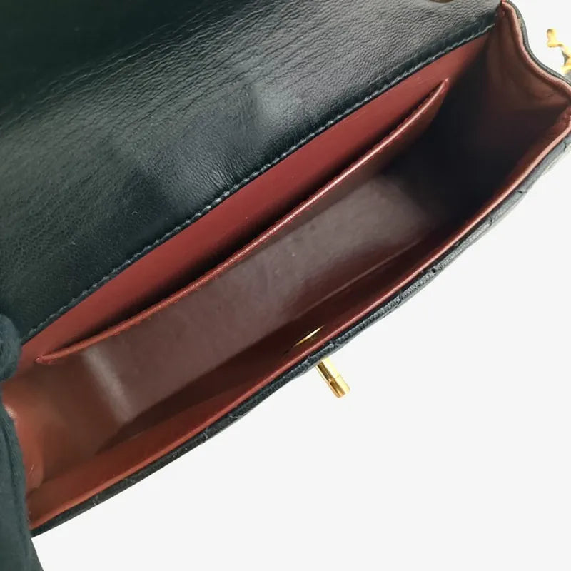 jah163-chanel-vintage-black-lambskin-flap-bag