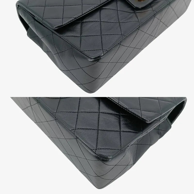 rb118-chanel-vintage-black-lambskin-27cm-classic-flap-bag