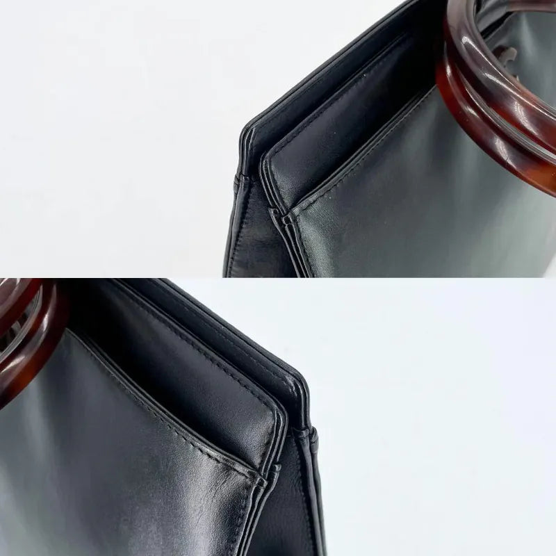 jw709-chanel-vintage-black-lambskin-tortoiseshell-handbag