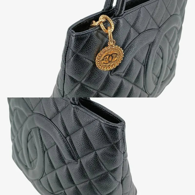 jt658-chanel-vintage-black-caviar-leather-1804-tote-bag