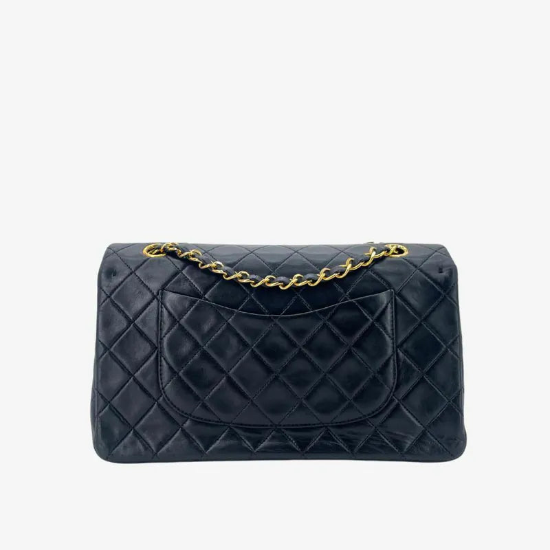 rc539-chanel-vintage-black-lambskin-25cm-classic-flap-bag