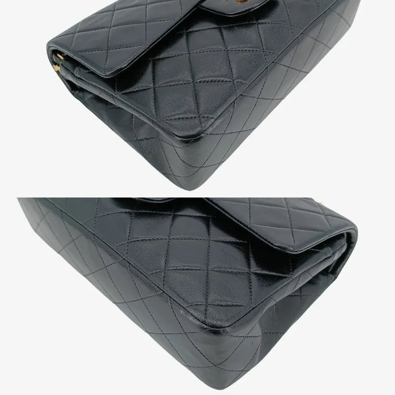 c380-chanel-vintage-black-lambskin-23cm-classic-flap-bag
