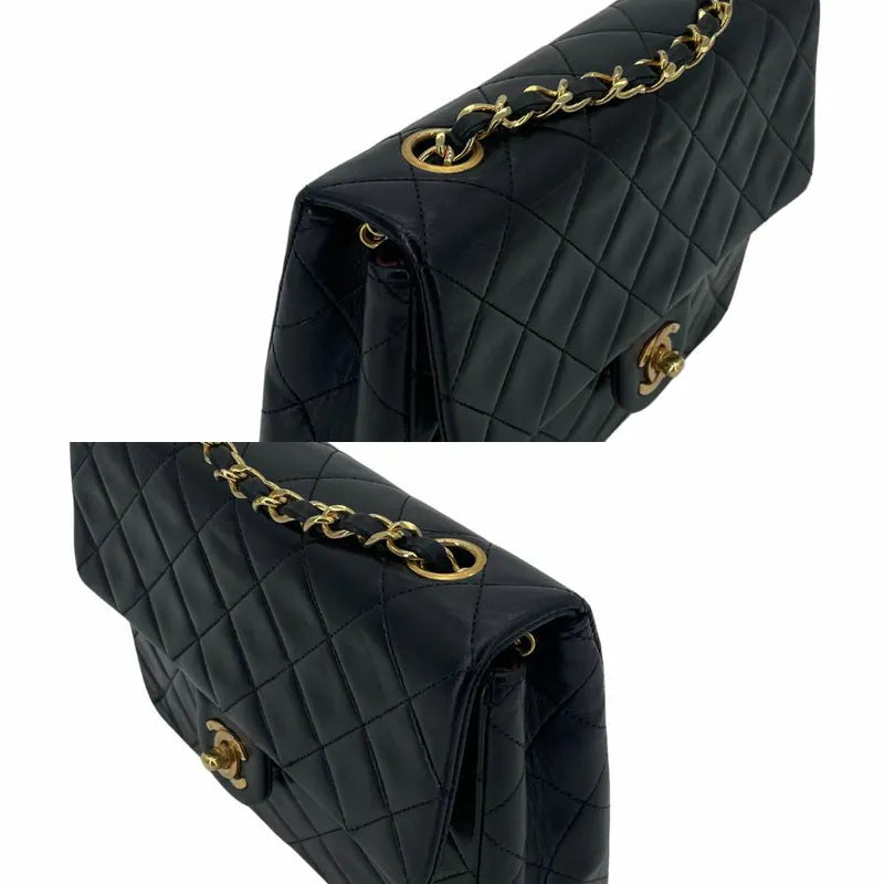 jw671-chanel-vintage-black-lambskin-20cm-mini-square-flap-bag