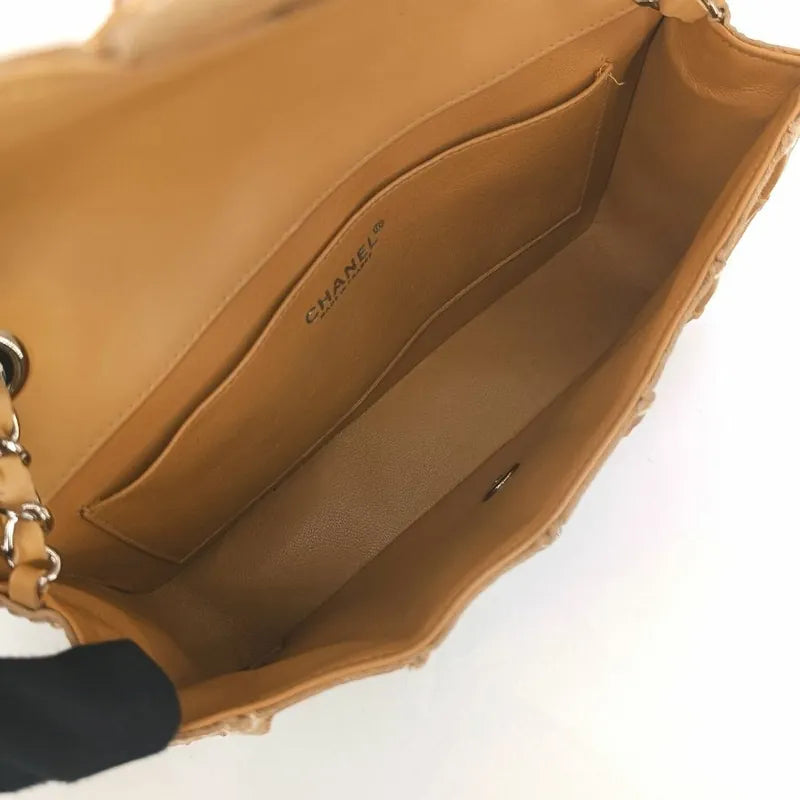 ra181-chanel-vintage-beige-calfskin-wild-stitch-chocolate-bar-flap-bag