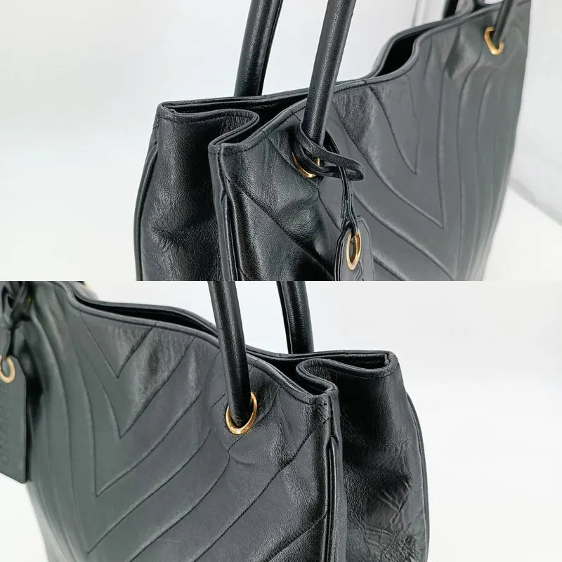 jah95-chanel-vintage-black-lambskin-chevron-tote-bag