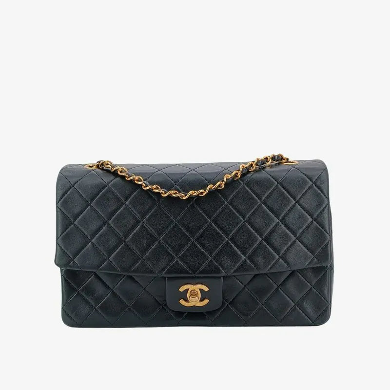 c508-chanel-vintage-black-lambskin-27cm-classic-flap-bag