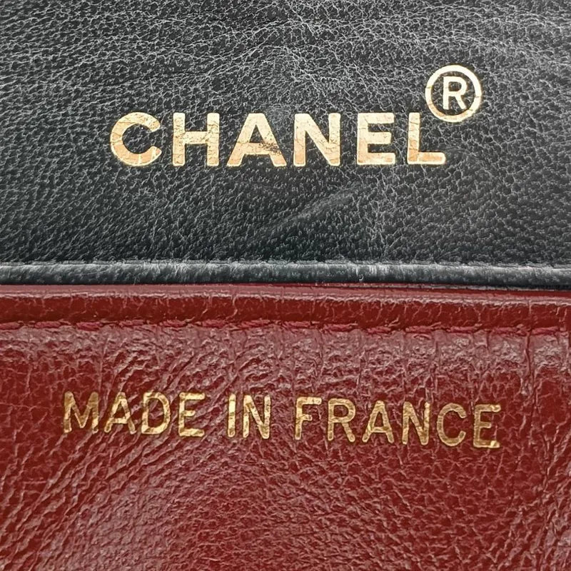 jt227-chanel-vintage-black-lambskin-quilted-flap-bag