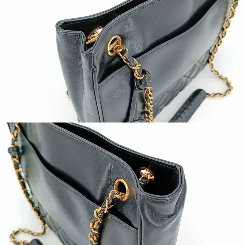 jt025-chanel-vintage-black-lambskin-quilted-tote-bag