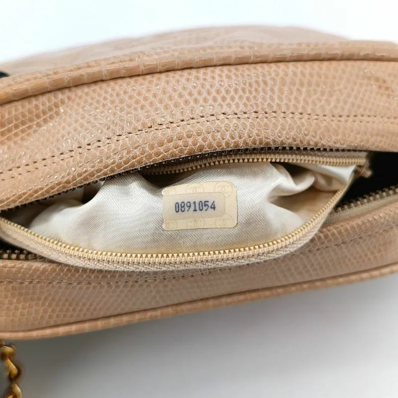 【CHANEL】 タッセル カメラバッグ リザードスキン JAH164 CHANEL】 タッセル カメラバッグ リザードスキン JAH164 (CHANEL