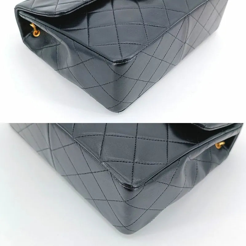jt584-chanel-vintage-black-lambskin-20cm-mini-square-flap-bag