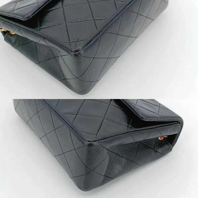 js898-chanel-vintage-black-lambskin-17cm-mini-square-flap-bag