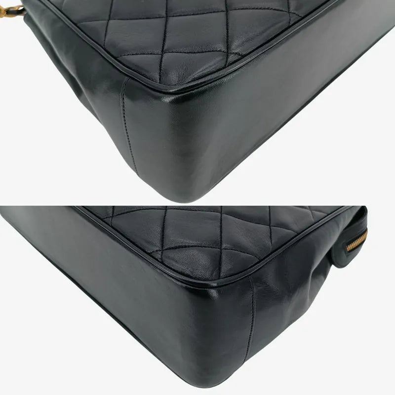 ju709-chanel-vintage-black-lambskin-sun-flower-charm-tote-bag