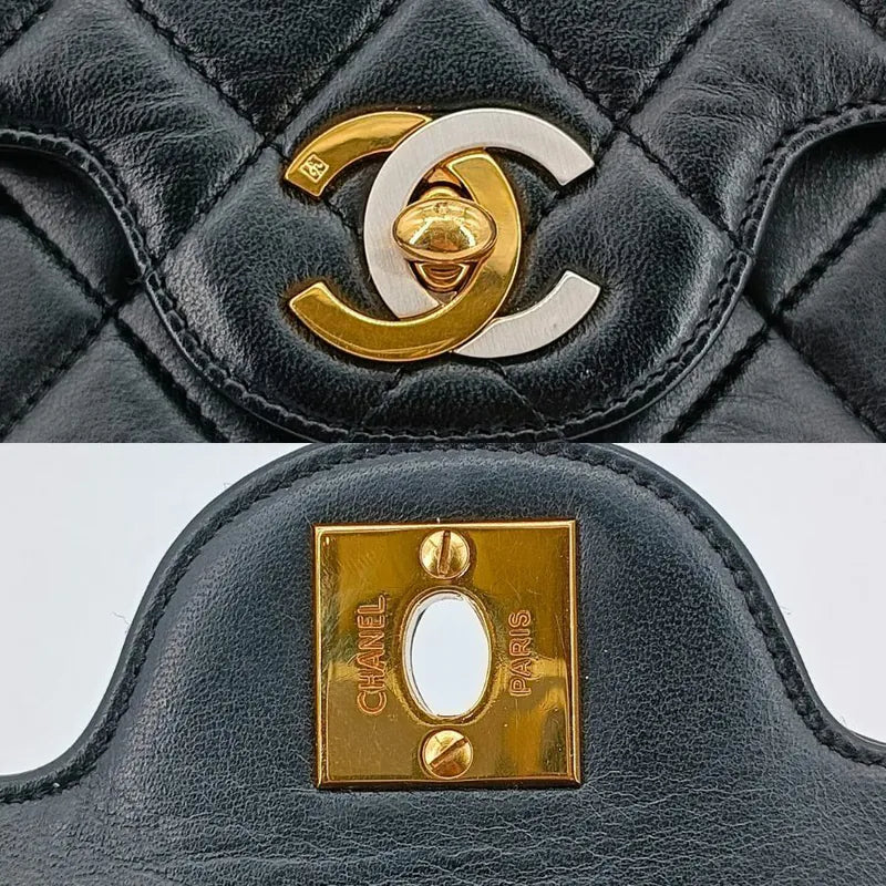 rb918-chanel-vintage-black-lambskin-paris-limited-edition-flap-bag
