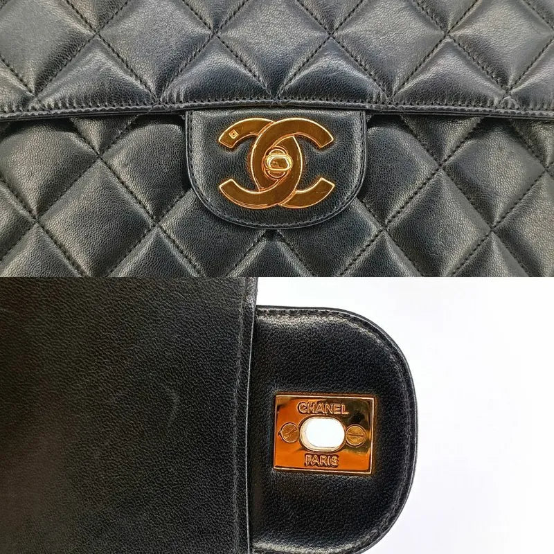 c337-chanel-vintage-black-lambskin-jumbo-classic-flap-bag