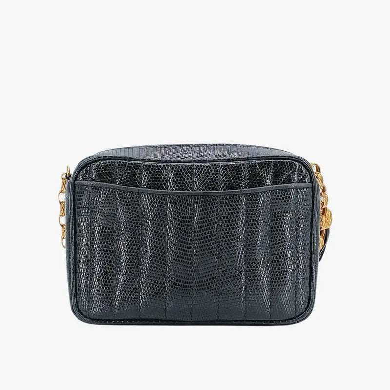 c389-chanel-vintage-black-lizard-skin-tassel-camera-bag