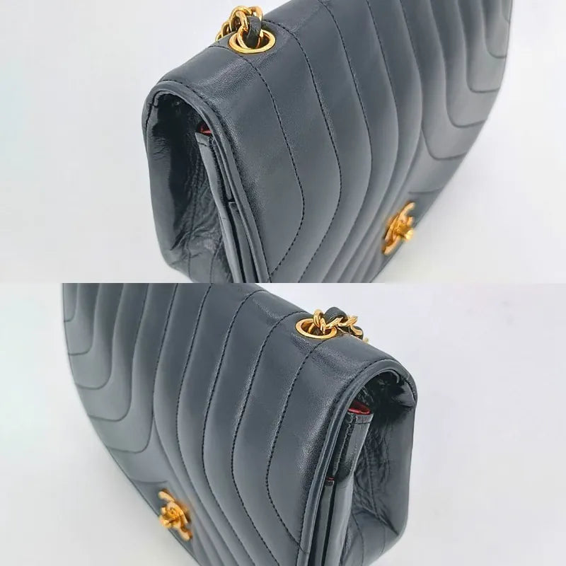 ra355-chanel-vintage-black-lambskin-half-moon-vertical-flap-bag