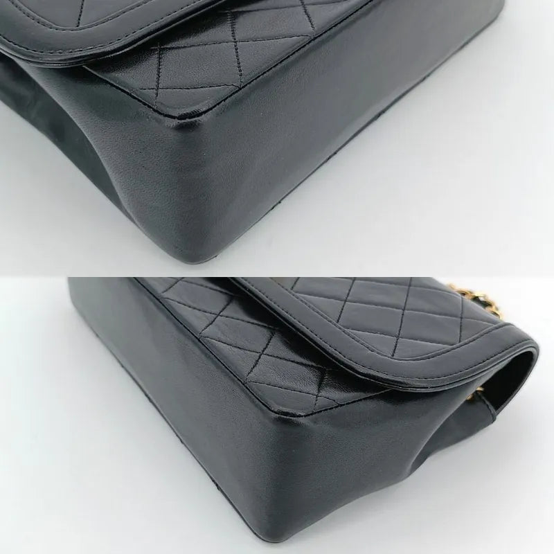 jr916-chanel-vintage-black-lambskin-quilted-flap-bag
