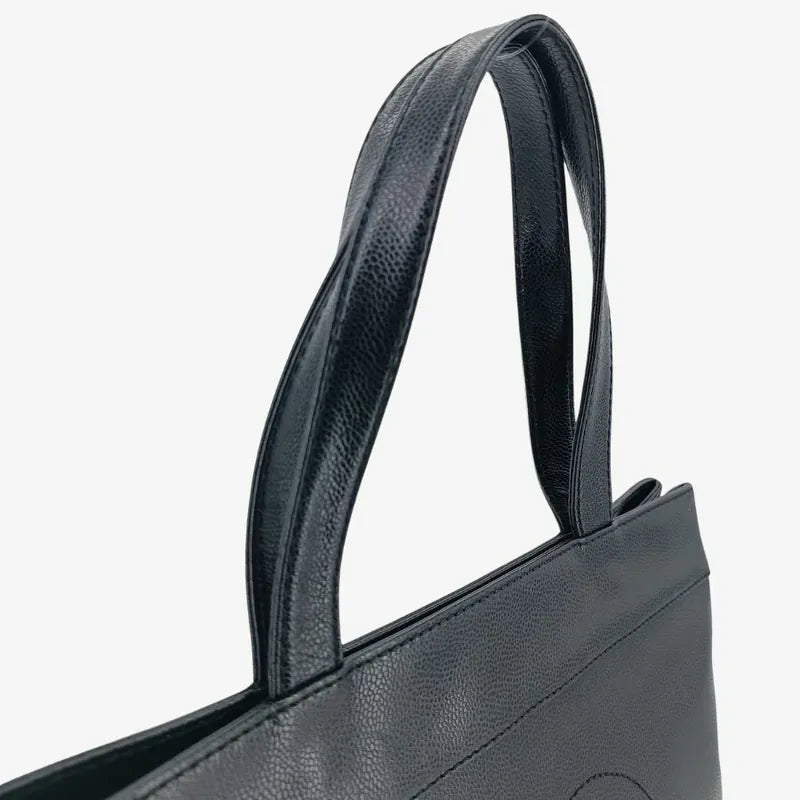 jah184-chanel-vintage-black-caviar-leather-tote-bag