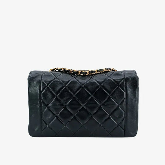 c502-chanel-vintage-black-lambskin-25cm-diana-flap-bag