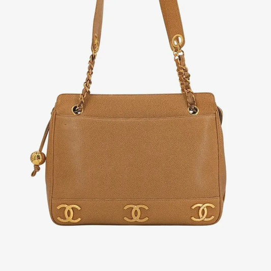 c529-chanel-vintage-beige-caviar-leather-triple-cc-tote-bag