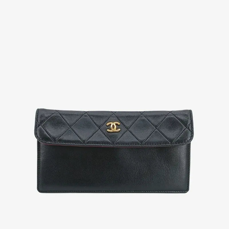 jr345-chanel-vintage-black-lambskin-quilted-flap-bag