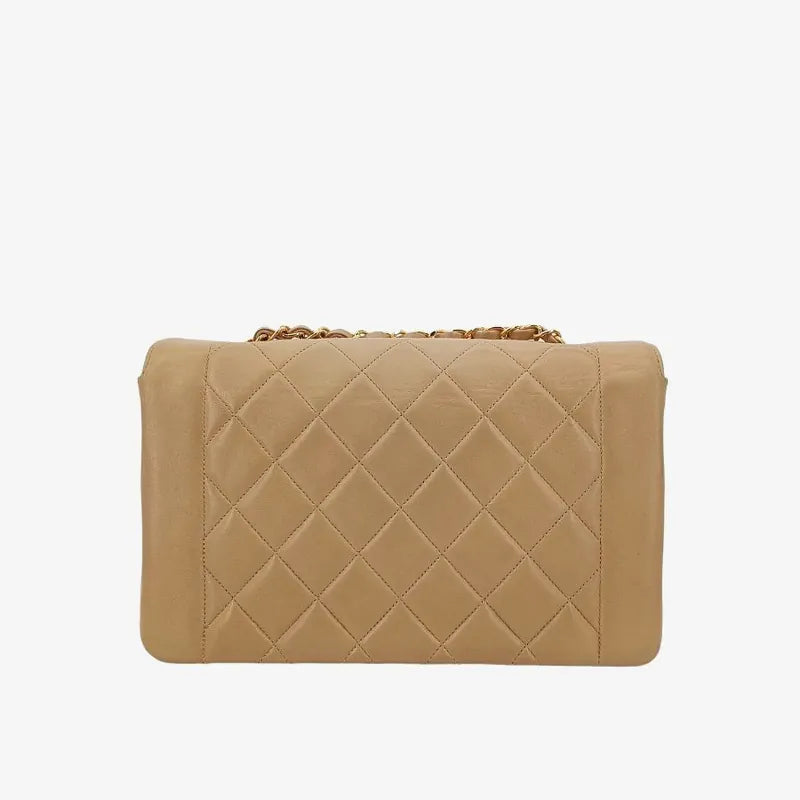 js306-chanel-vintage-beige-lambskin-25cm-diana-flap-bag