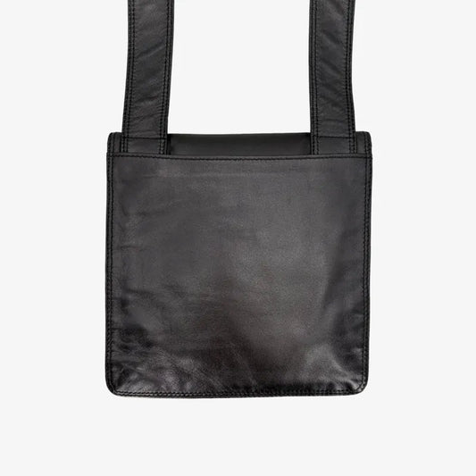 JAH211 - CHANEL Vintage Metallic Gray Lambskin Flap Bag