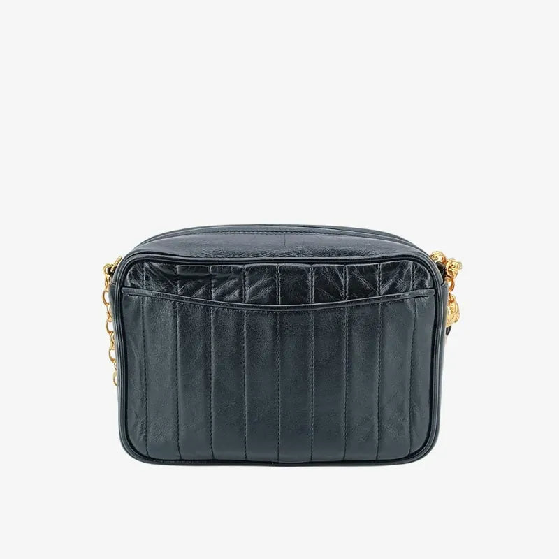 jt179-chanel-vintage-black-lambskin-tassels-gold-chain-camera-bag