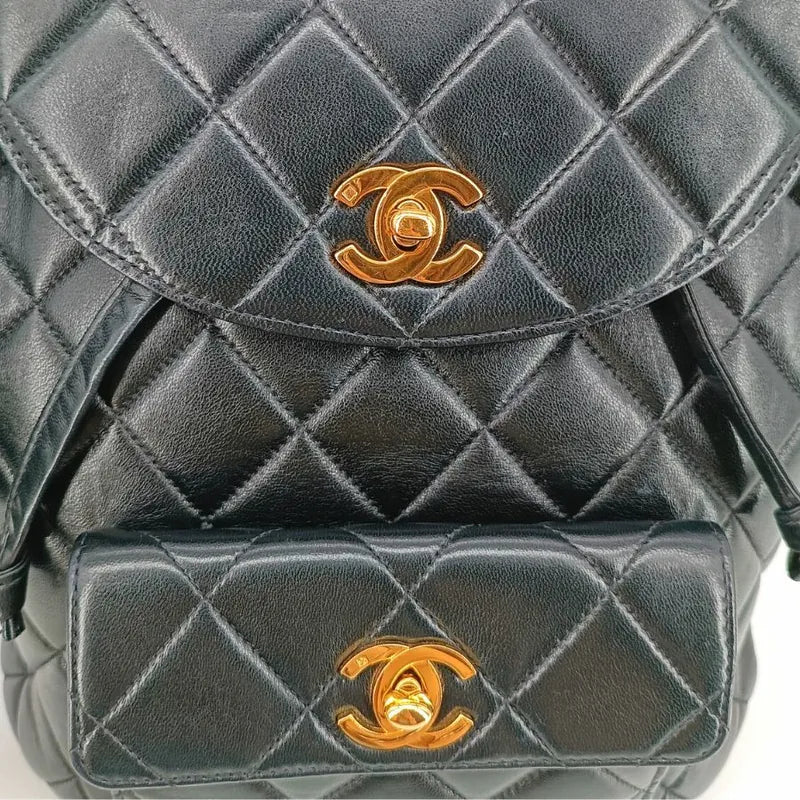 jt338-chanel-vintage-black-lambskin-duma-backpack