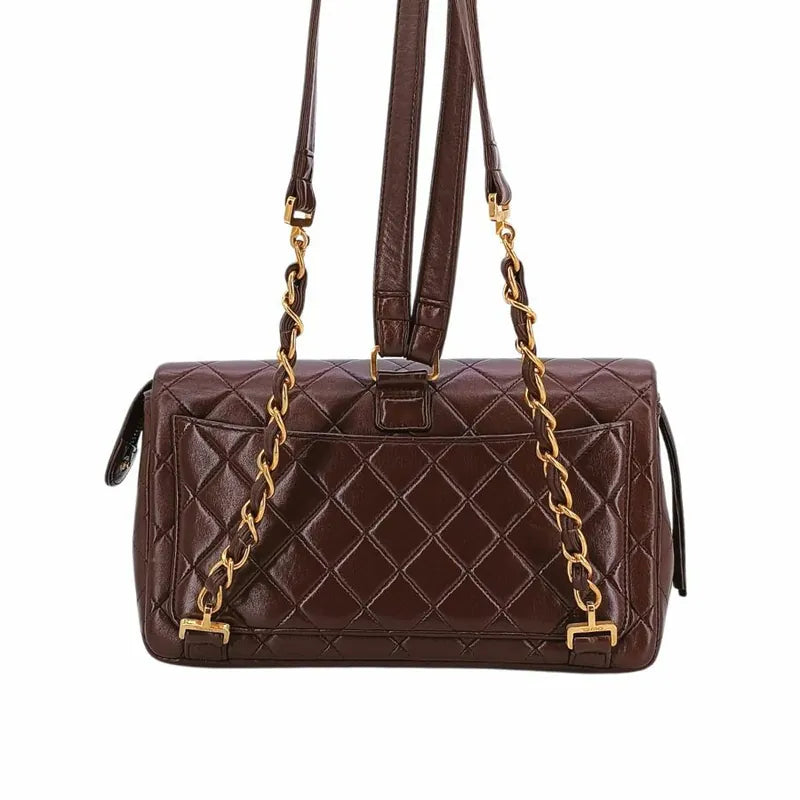 c411-chanel-vintage-brown-lambskin-flap-backpack