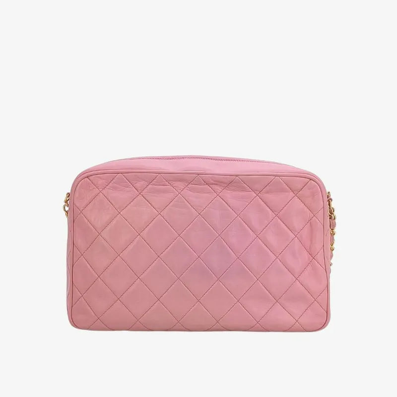 jah172-chanel-vintage-pink-lambskin-quilted-camera-bag