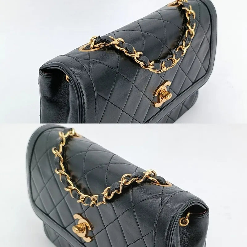 jr916-chanel-vintage-black-lambskin-quilted-flap-bag