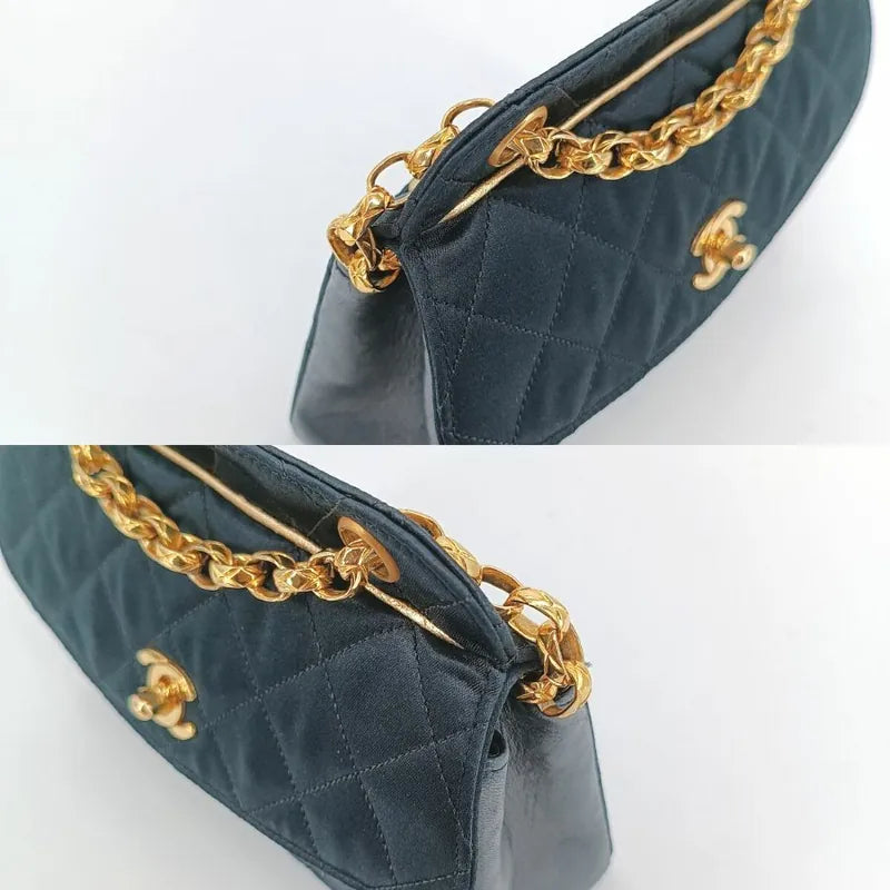 ra381-chanel-vintage-black-satin-lambskin-gold-chain-flap-bag