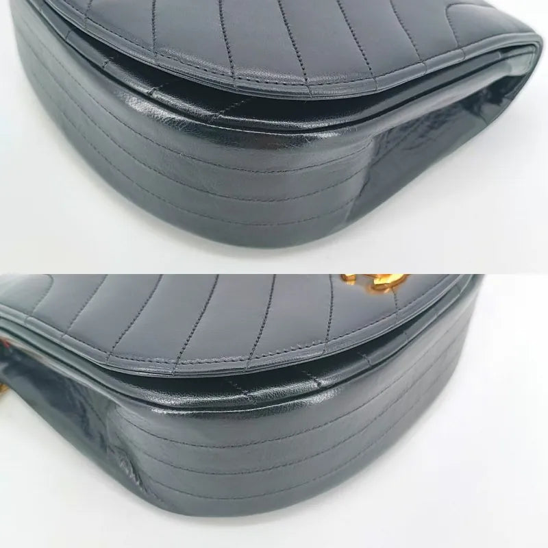 ra355-chanel-vintage-black-lambskin-half-moon-vertical-flap-bag