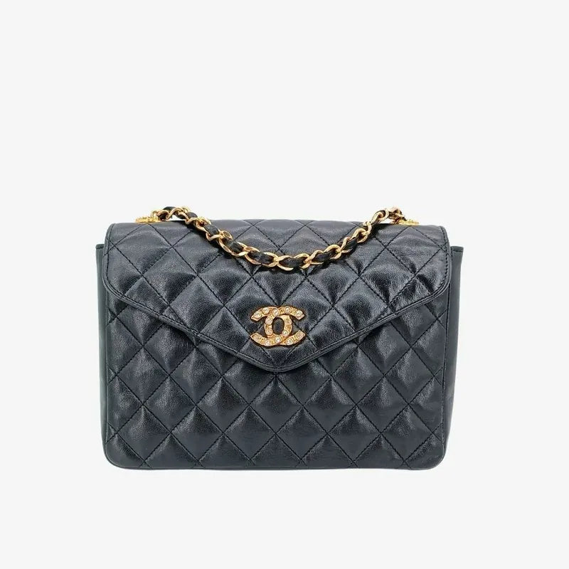 90199561-chanel-vintage-black-lambskin-crystal-embellished-cc-flap-bag