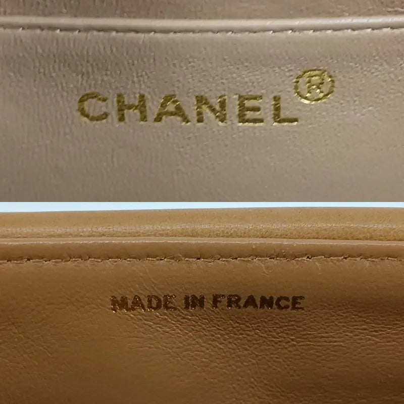 js500-chanel-vintage-light-brown-lambskin-horizontal-stripes-flap-bag
