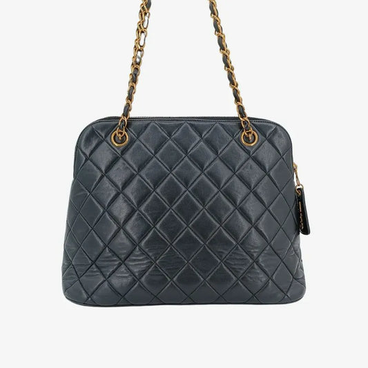 jt946-chanel-vintage-black-lambskin-quilted-tote-bag