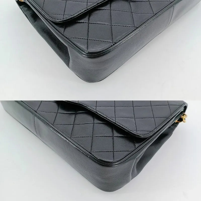ra952-chanel-vintage-black-lambskin-quilted-flap-bag