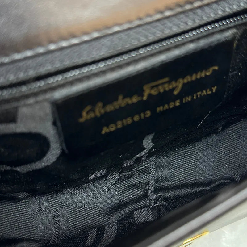 rc963-salvatore-ferragamo-vintage-black-leather-gancini-convertible-mini-bag