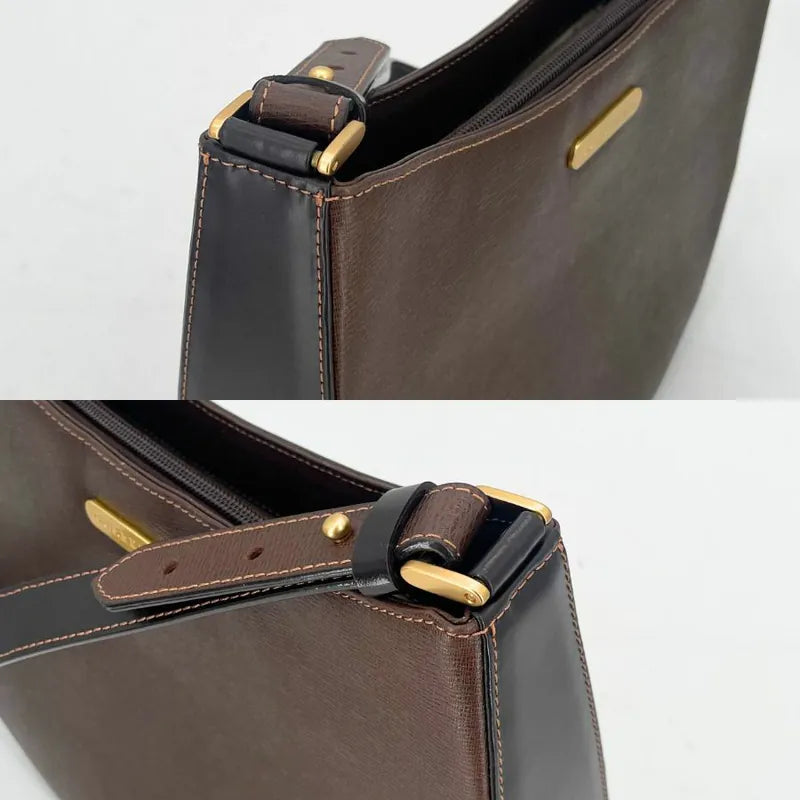 rc883-burberry-vintage-brown-leather-shoulder-bag