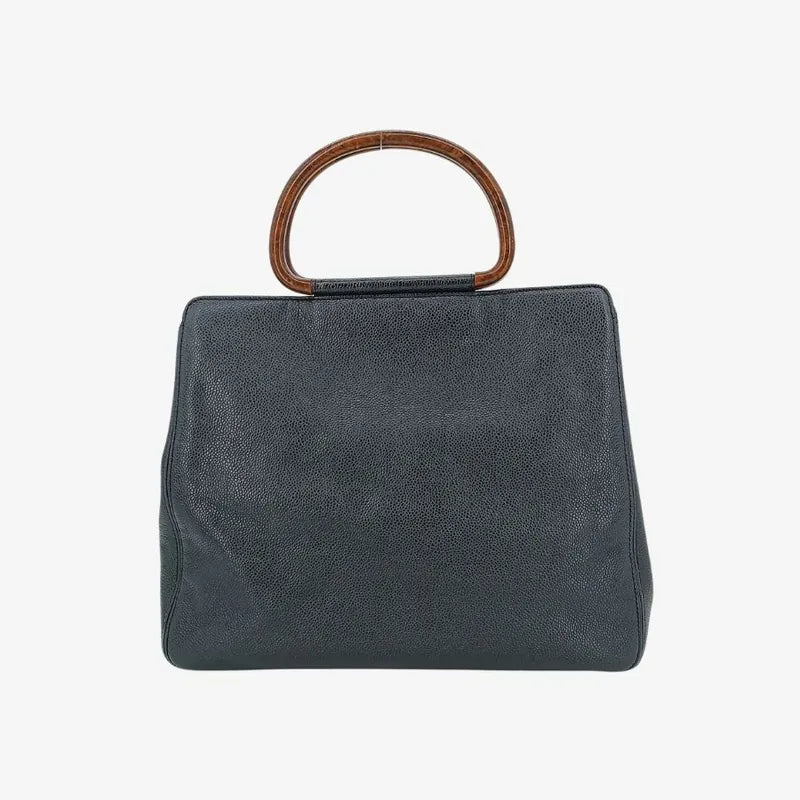 ra481-chanel-vintage-black-caviar-leather-wood-handle-handbag