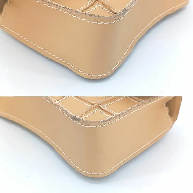 ra181-chanel-vintage-beige-calfskin-wild-stitch-chocolate-bar-flap-bag