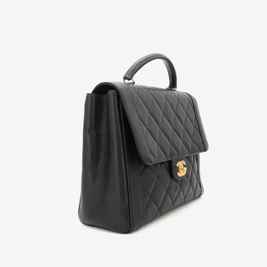 jq614-chanel-vintage-black-caviar-quilted-handbag