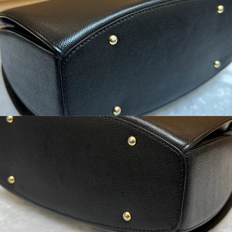 rc930-celine-vintage-black-leather-shoulder-bag