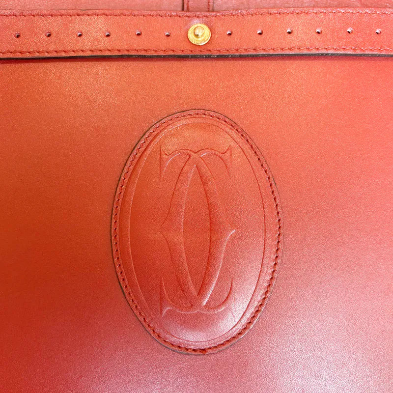 jx862-cartier-vintage-burgundy-leather-shoulder-bag